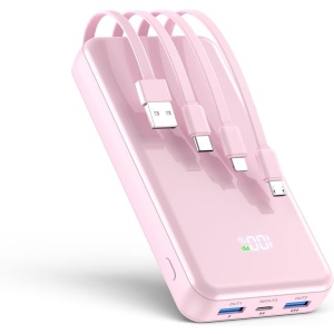 Portable Charger, 42800mAh Power Bank, 5V3.1A Fast Charging USB C Power Bank, 4 Output & 2 Input External Battery Pack with Flashlight LED Display Phone Charger for iPhone, Android, etc.